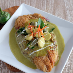 Deep Fried Fish with Stir Fish ball Green Curry