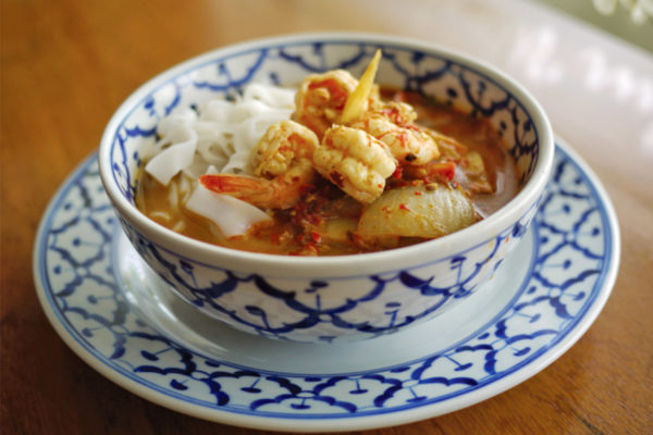 Rice noodle with Tom Yum
