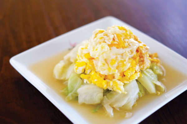 Stir Fried Cabbage with Thai Fish Sauce